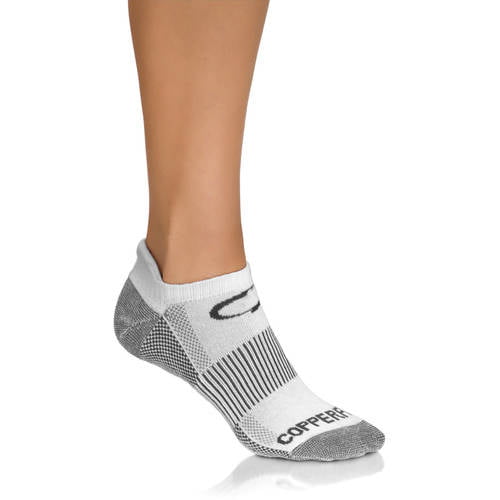 Copper lnfused Ankle Socks Athletic Cushion Low Cut Socks for Womens 